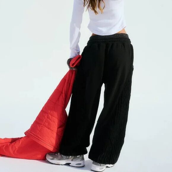 Free People Snow Worries Pants Black NWOT Size Small - Picture 2 of 8